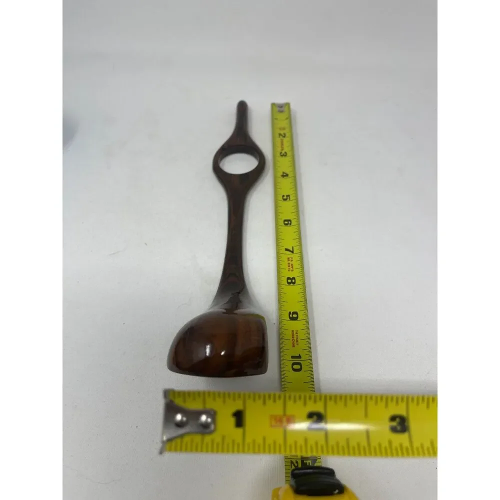 Solid Wood Golf Club Driver Wine Bottle Holder Brown Bar Decor Holder